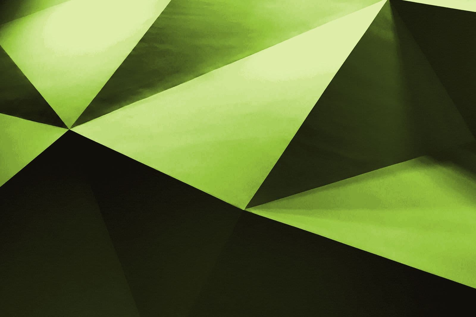 Overlapping flat planes forming an abstract wall